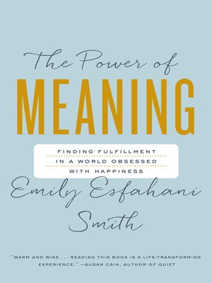 cover image of The Power of Meaning